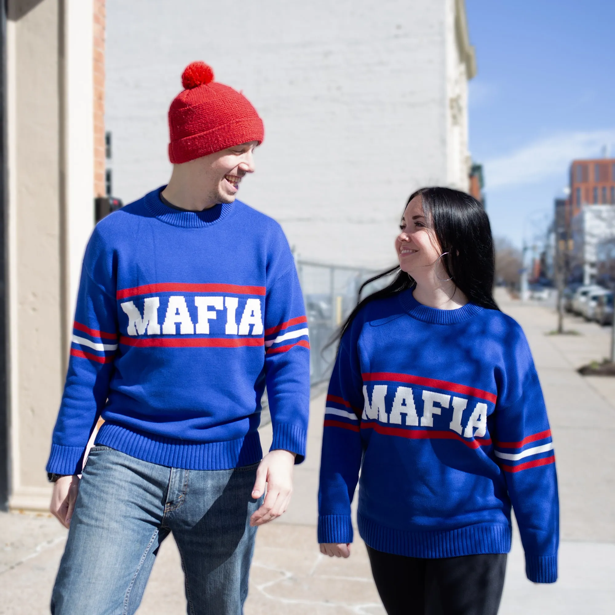 "The Marv" Retro Mafia Knit Sweater