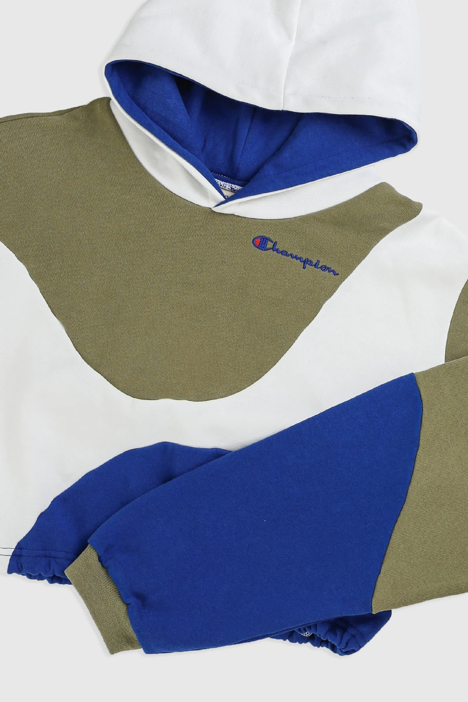 Rework Champion Wave Crop Sweatshirt - M