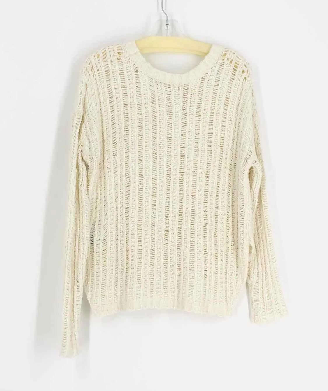 Size S Ivory Knit Sweaters Sweater