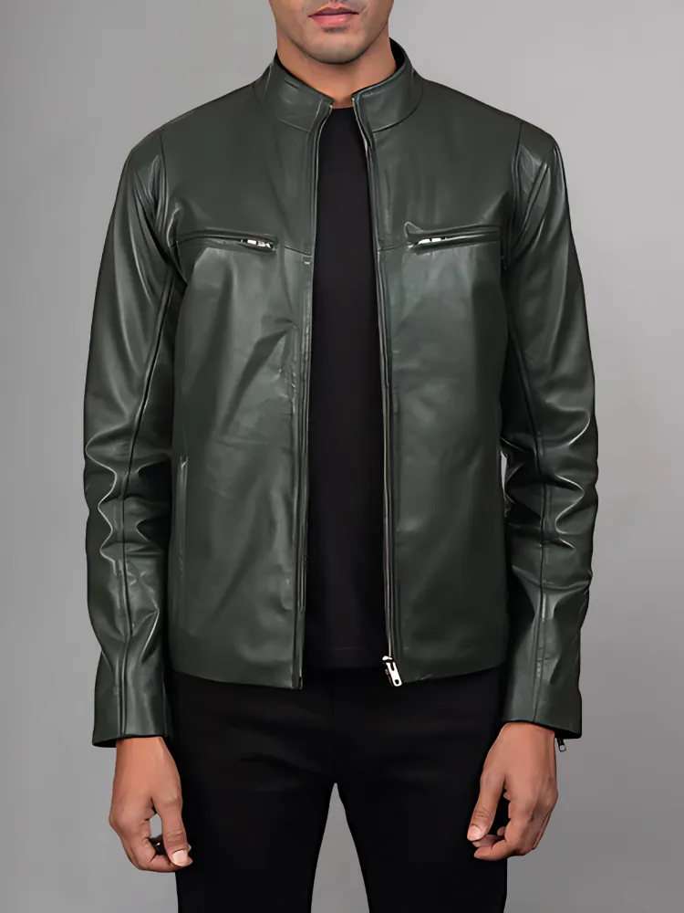 STRIVEN MENS LEATHER JACKET