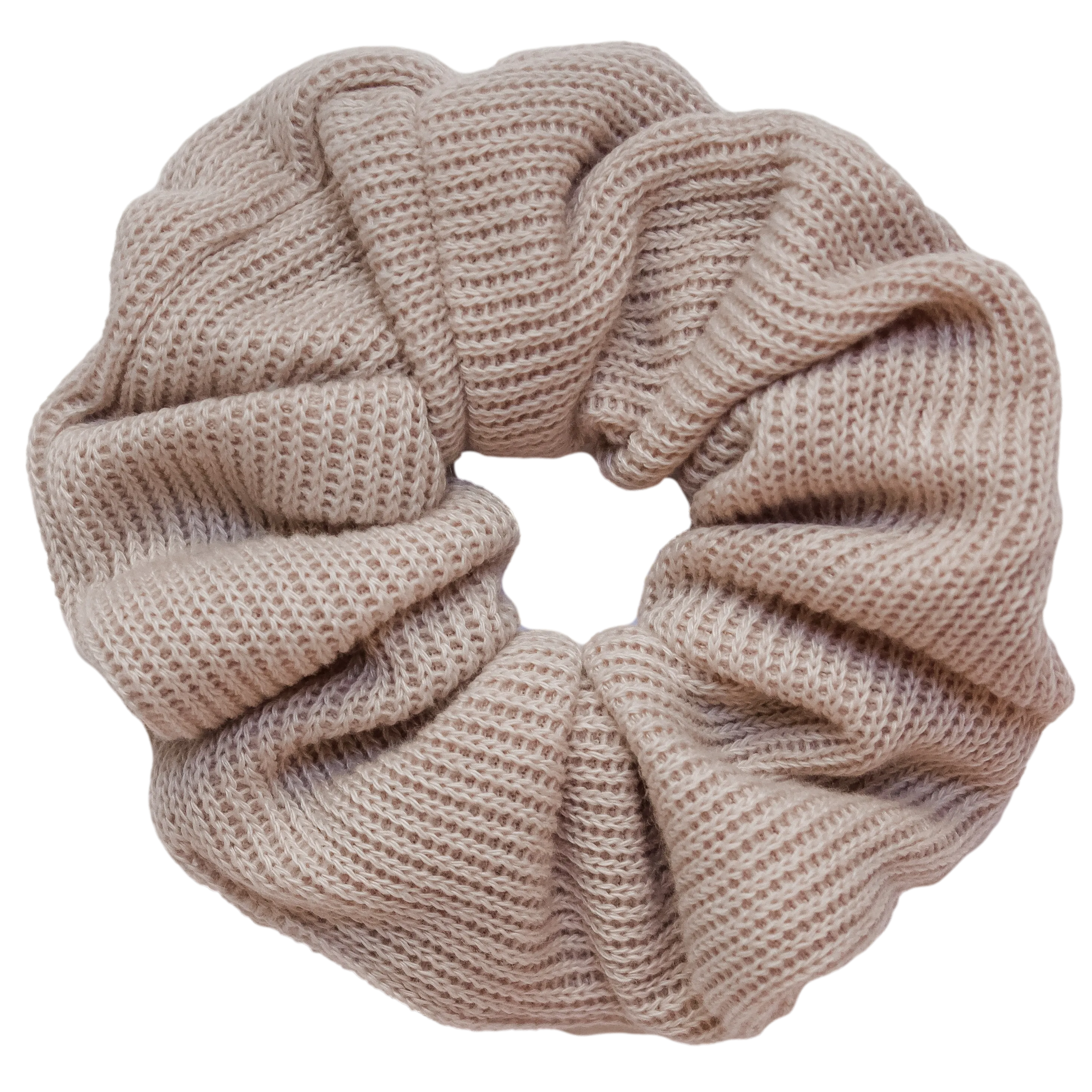 Sweater Scrunchie in Beige