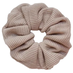 Sweater Scrunchie in Beige