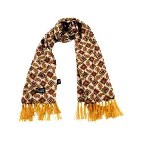 Tootal Vintage - Diamond Paisley Gold - Rayon Scarf