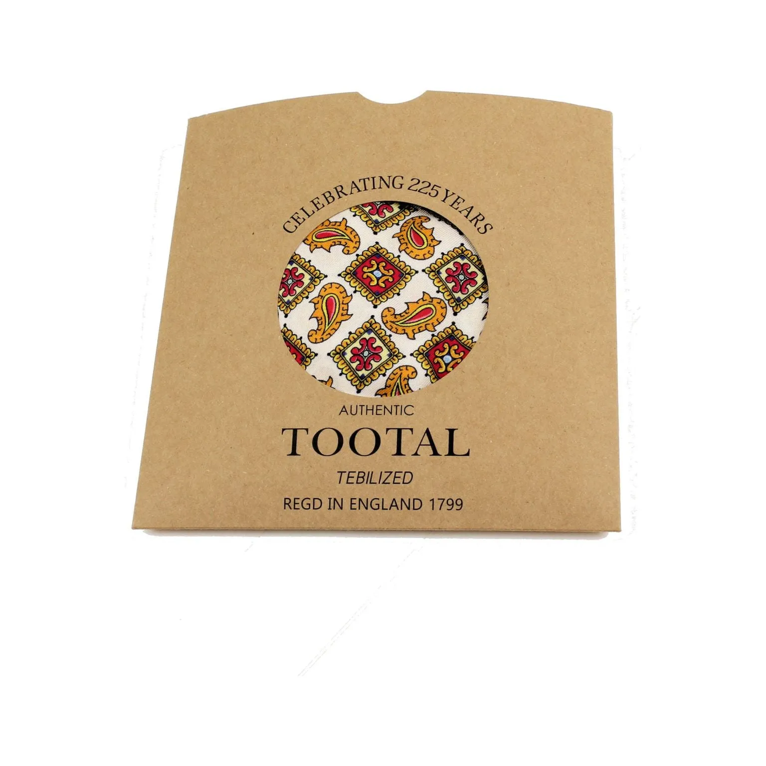 Tootal Vintage - Diamond Paisley Gold - Rayon Scarf