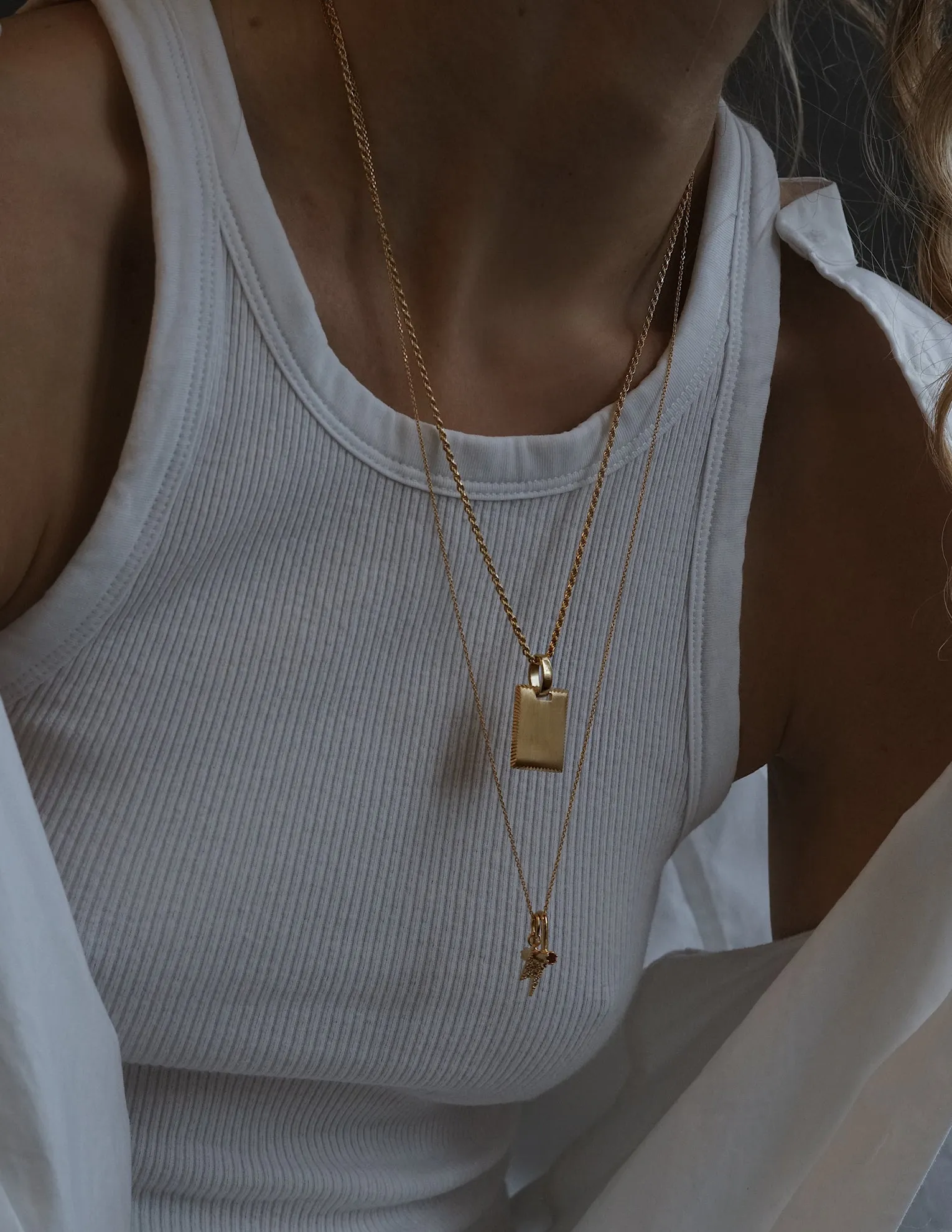 Vault Necklace <br> Gold Vermeil