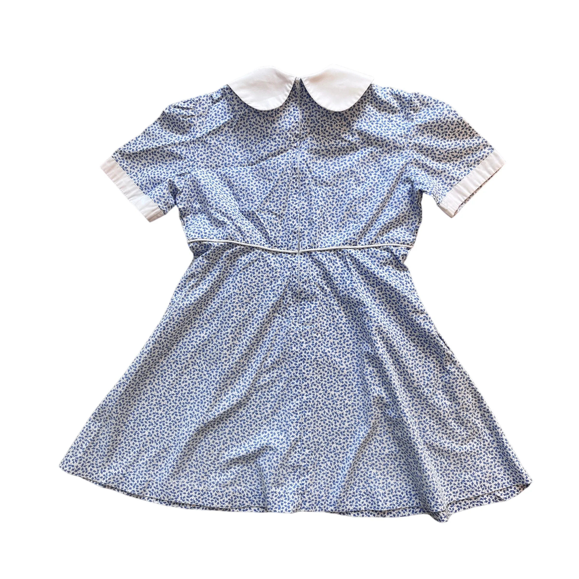 Vintage 1980's Blue Peter Collar  Dress / 8-10Yrs