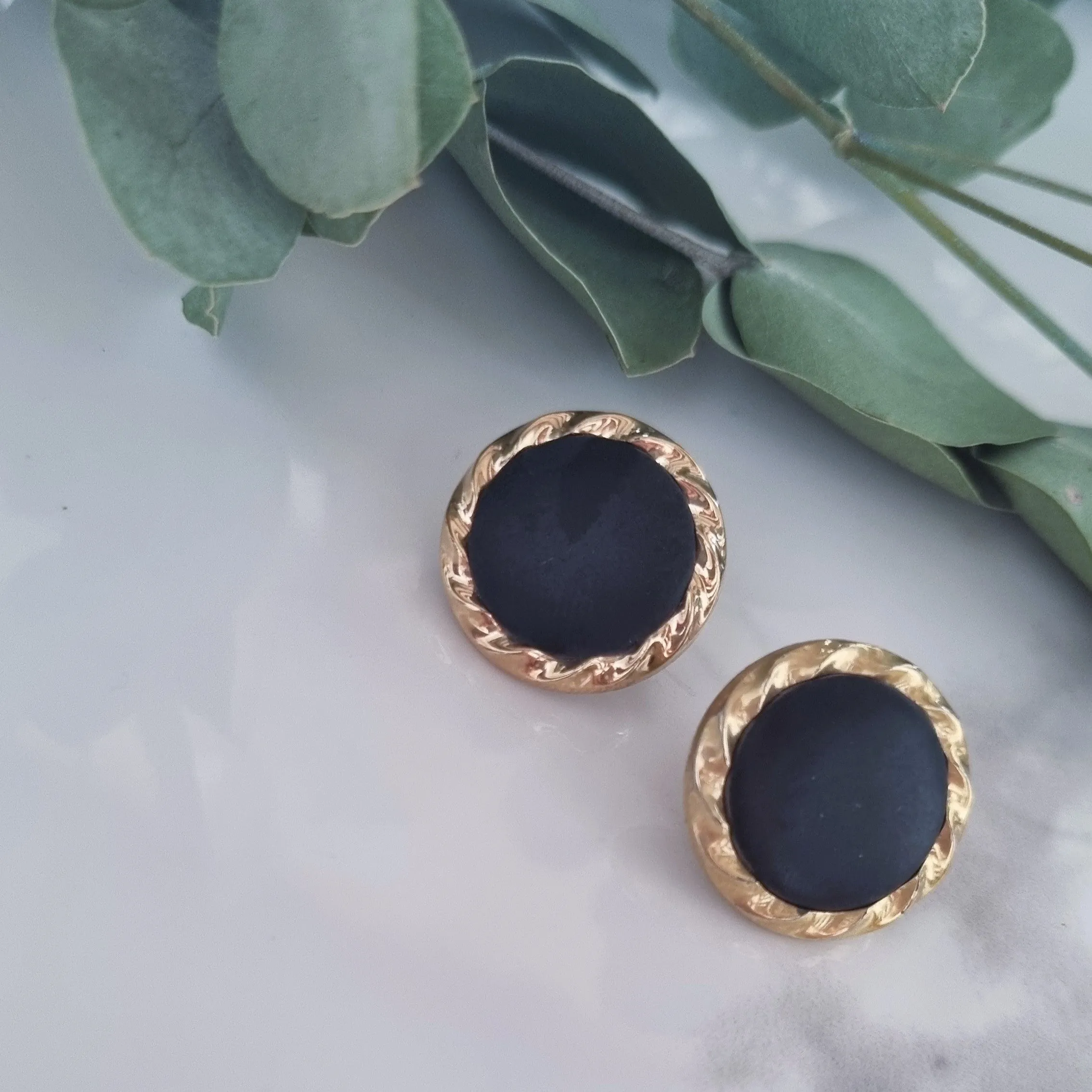 Vintage earrings - Black