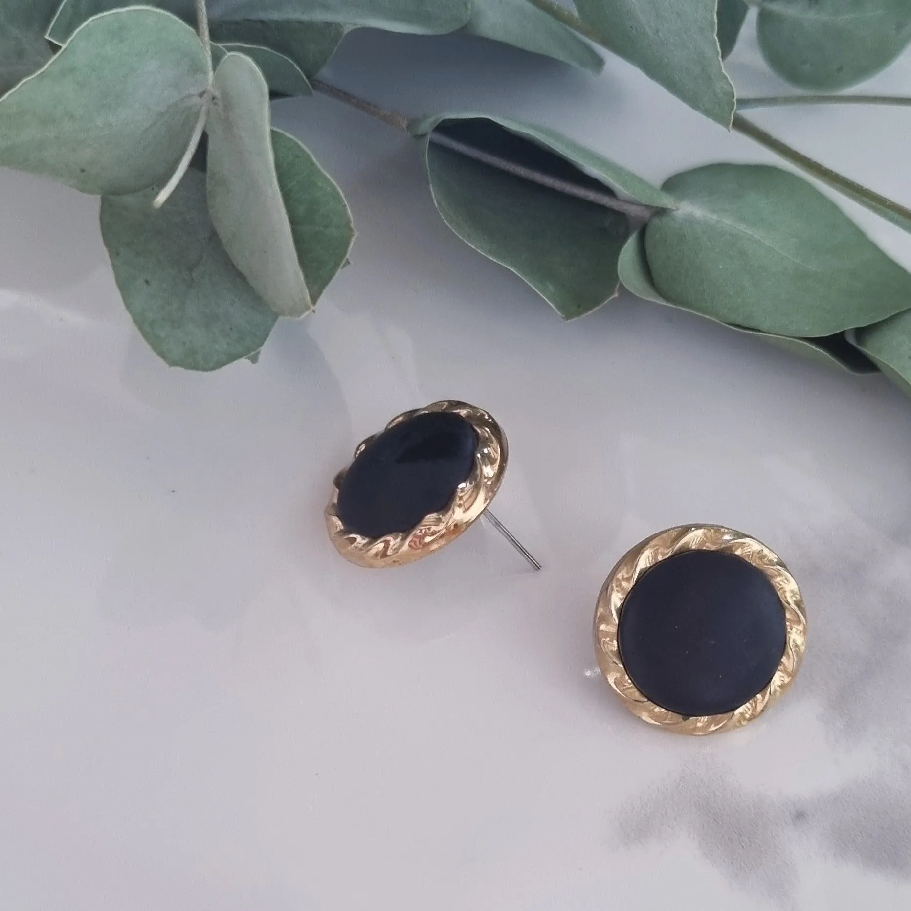 Vintage earrings - Black