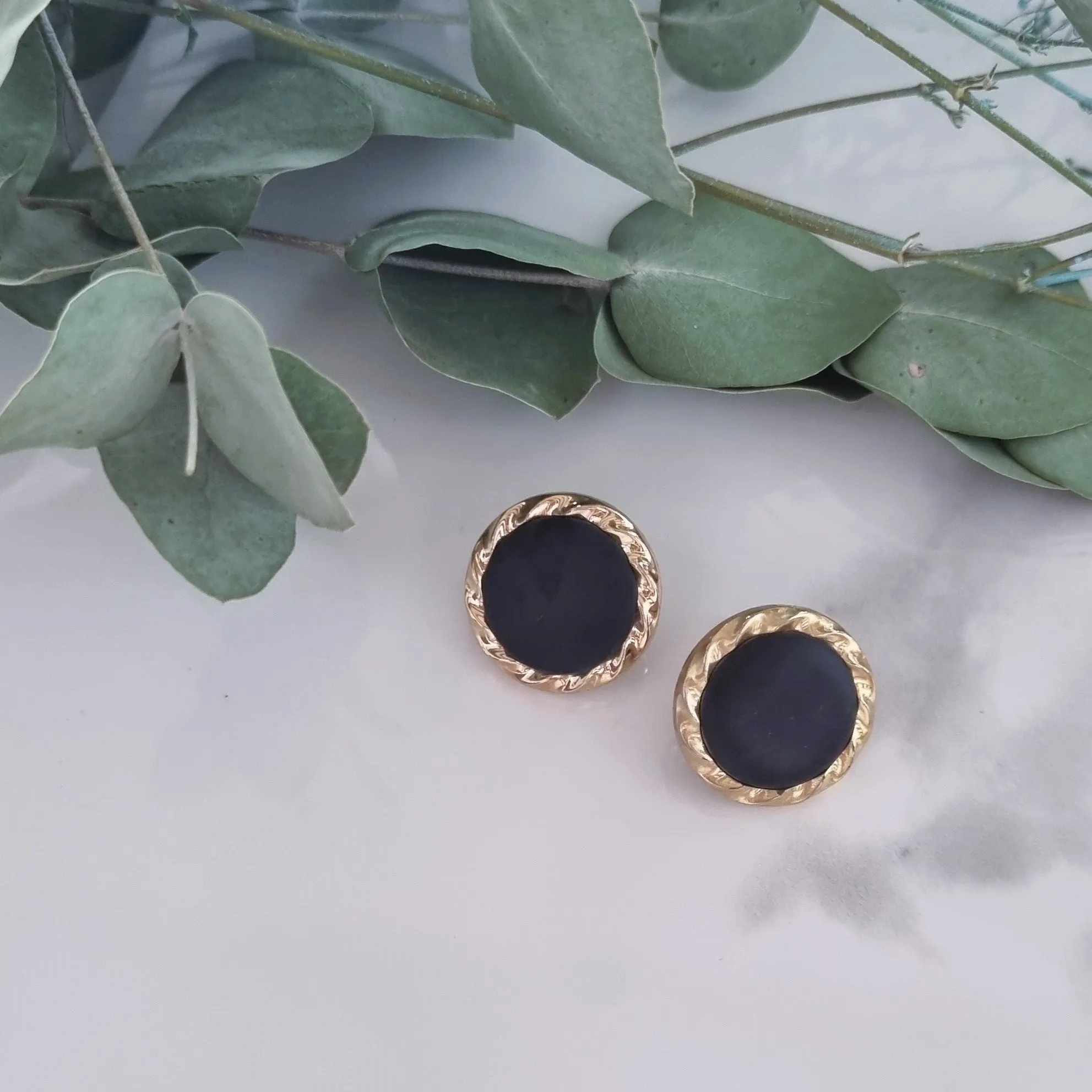 Vintage earrings - Black