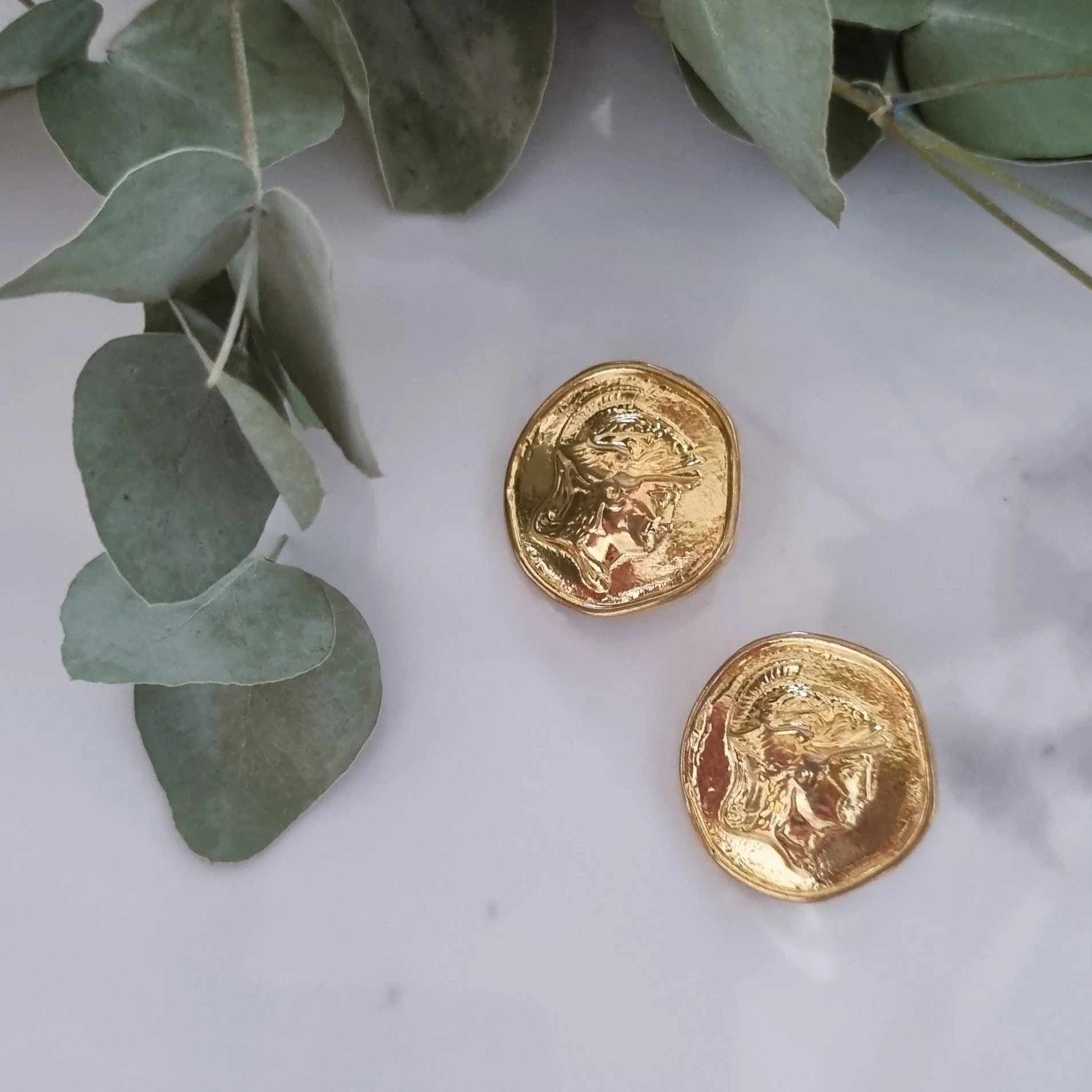 Vintage earrings - Gold Alexander