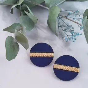 Vintage earrings -Blue