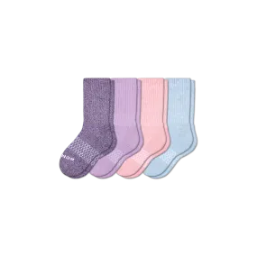 Youth Marl Calf Sock 4-Pack