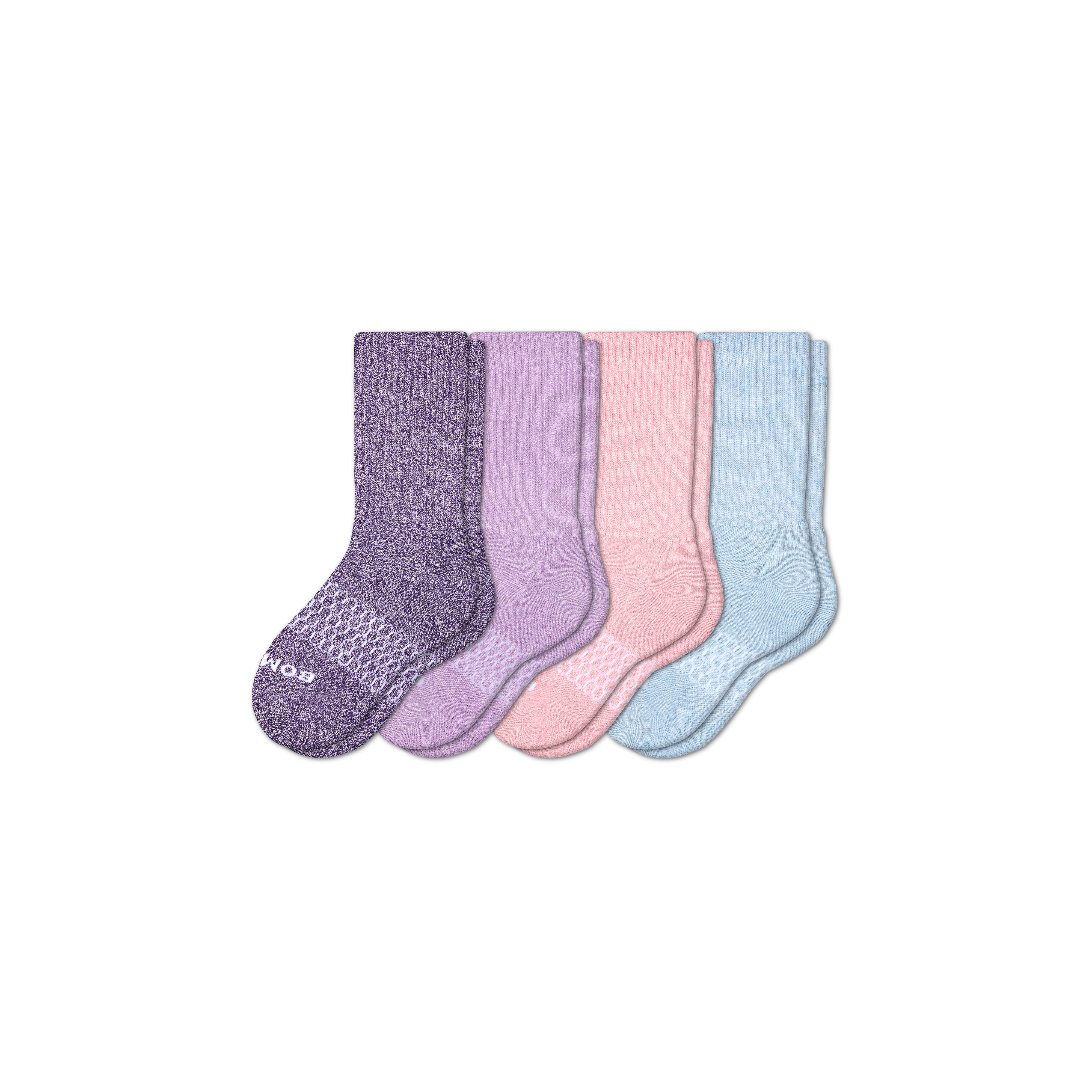 Youth Marl Calf Sock 4-Pack