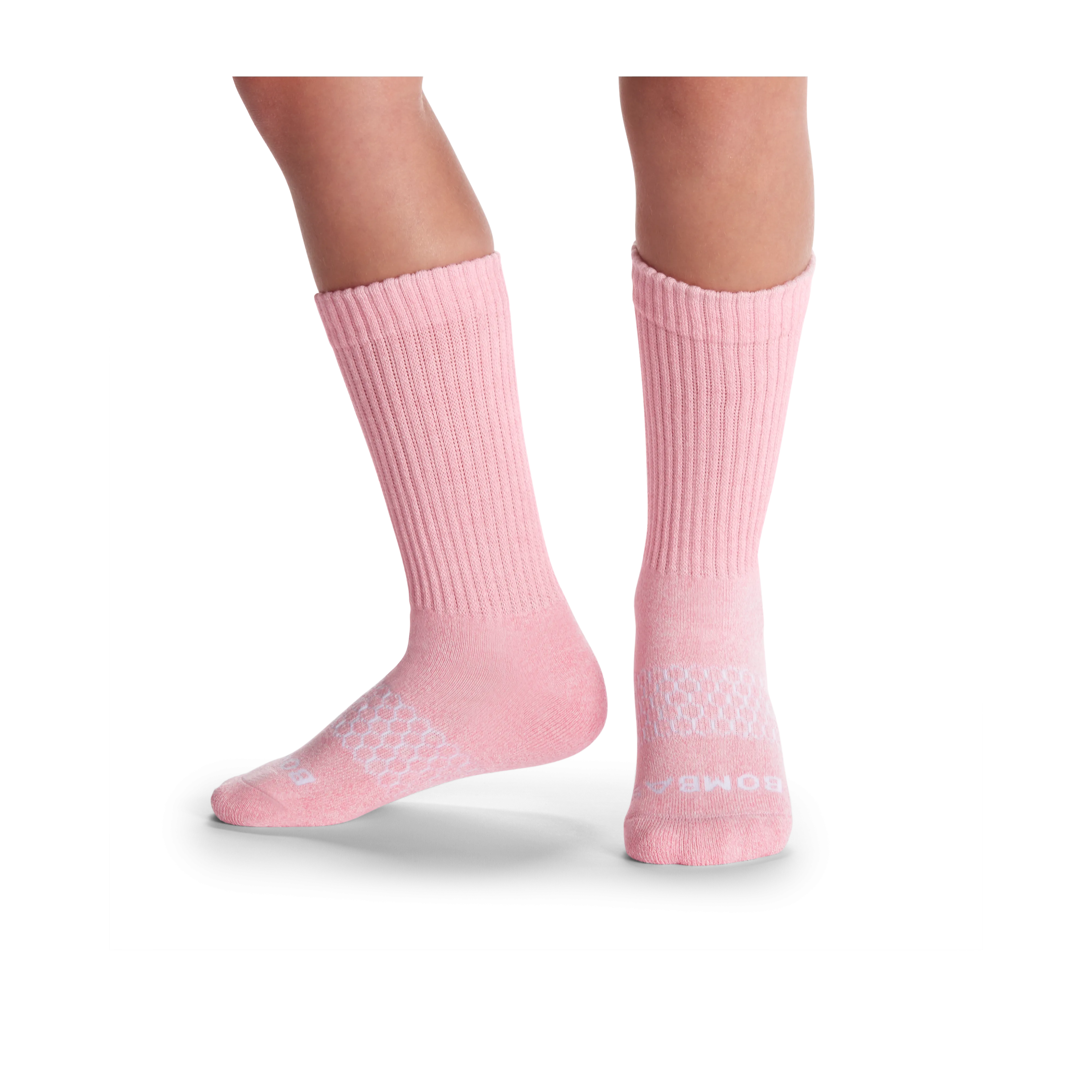 Youth Marl Calf Sock 4-Pack